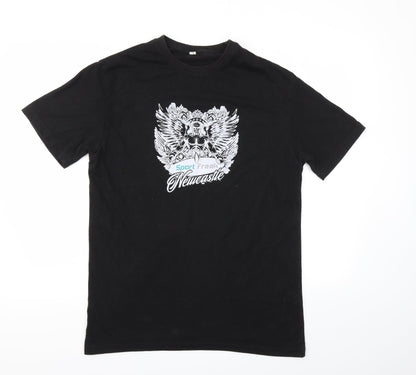 Preworn Mens Black    T-Shirt Size L