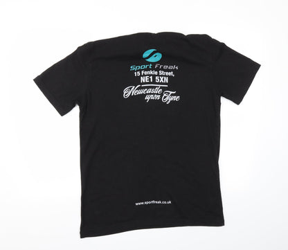 Preworn Mens Black    T-Shirt Size L