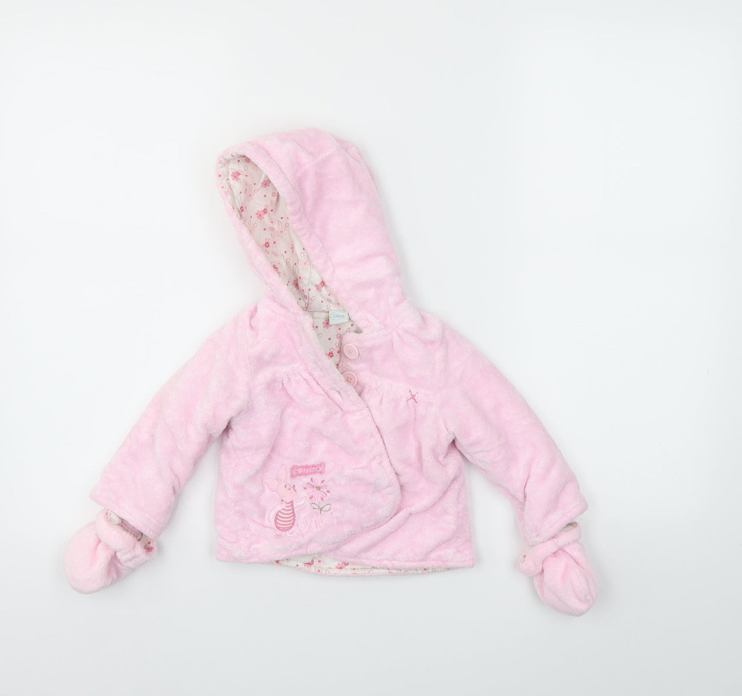 Disney Girls Pink   Jacket Coat Size 3-6 Months