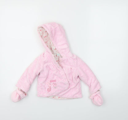 Disney Girls Pink   Jacket Coat Size 3-6 Months