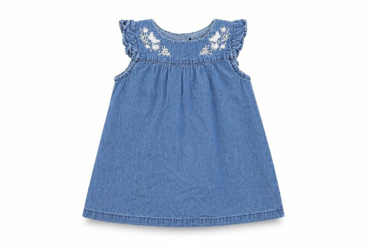 H&M Girls Blue   Fit & Flare  Size 3-6 Months