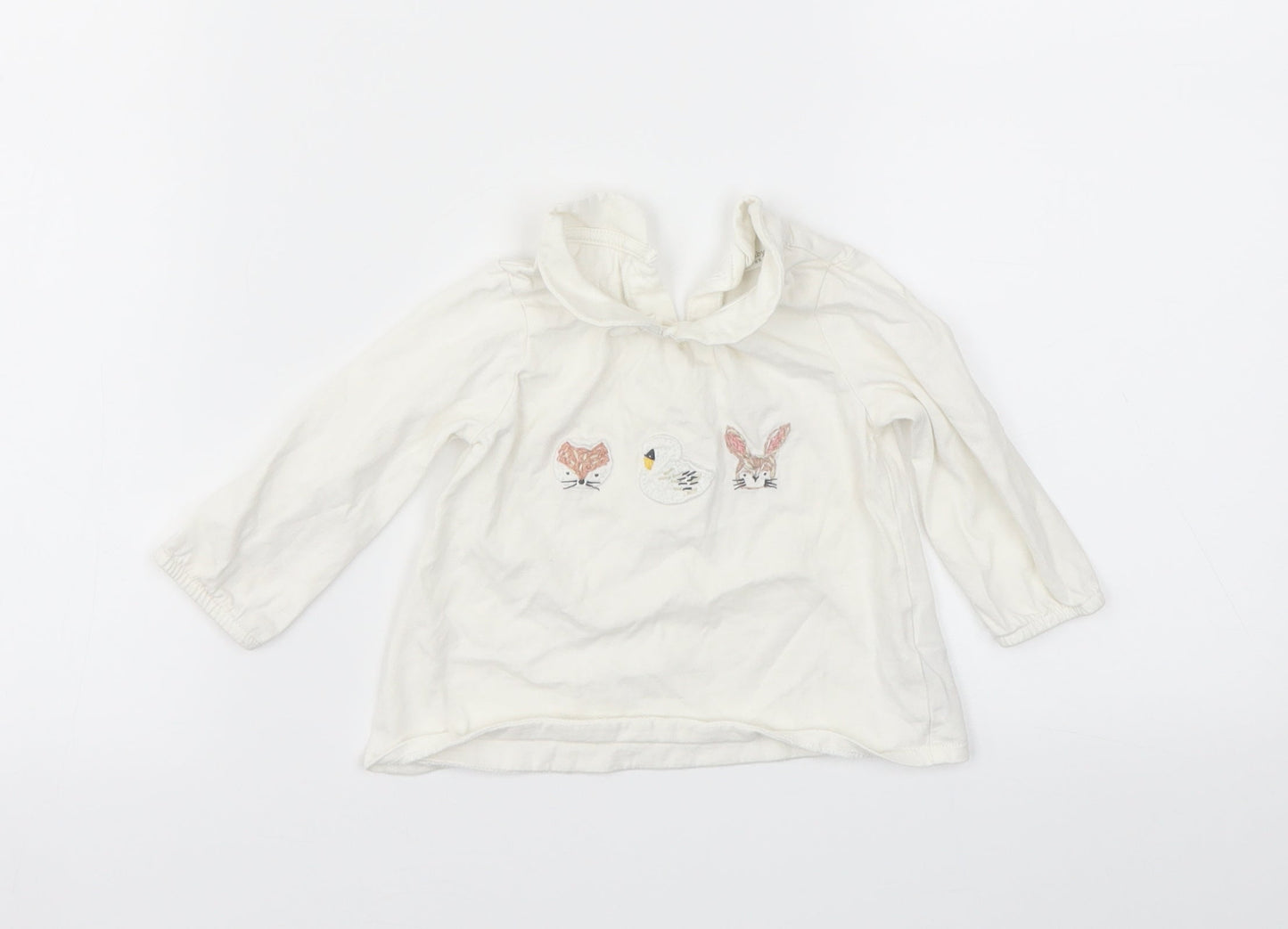NEXT Girls White   Camisole T-Shirt Size 3-6 Months