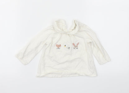 NEXT Girls White   Camisole T-Shirt Size 3-6 Months