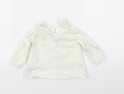 NEXT Girls White   Camisole T-Shirt Size 3-6 Months