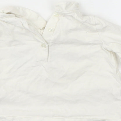 NEXT Girls White   Camisole T-Shirt Size 3-6 Months