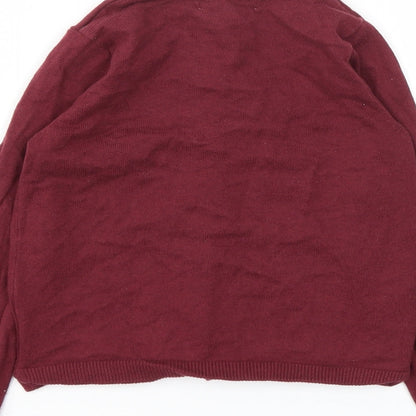 H&M Girls Purple   Cardigan Jumper Size 5-6 Years