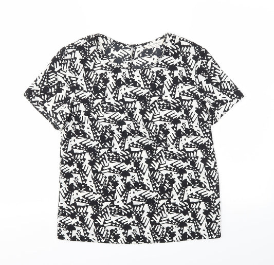 Miss Selfridge Womens Black   Basic Blouse Size 6