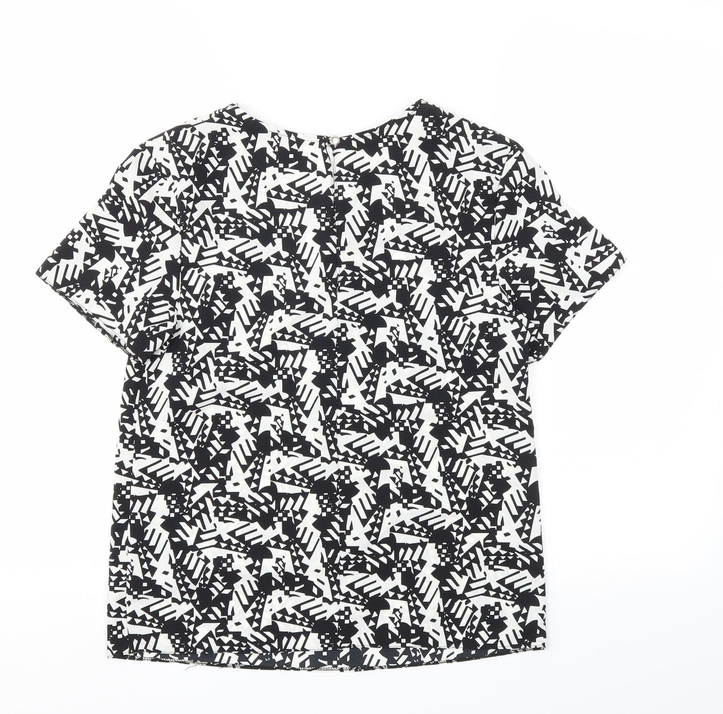 Miss Selfridge Womens Black   Basic Blouse Size 6