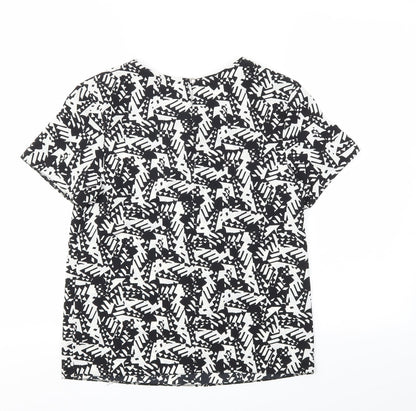 Miss Selfridge Womens Black   Basic Blouse Size 6