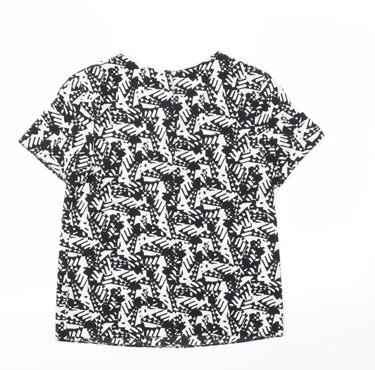 Miss Selfridge Womens Black   Basic Blouse Size 6