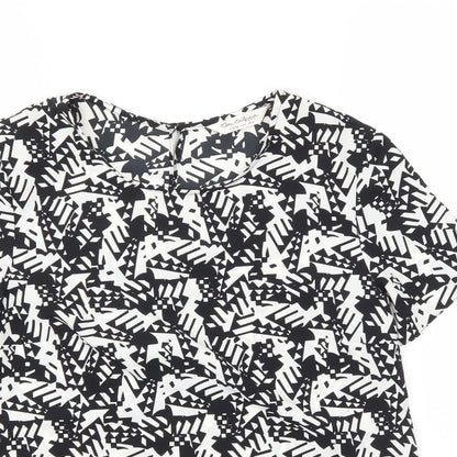 Miss Selfridge Womens Black   Basic Blouse Size 6