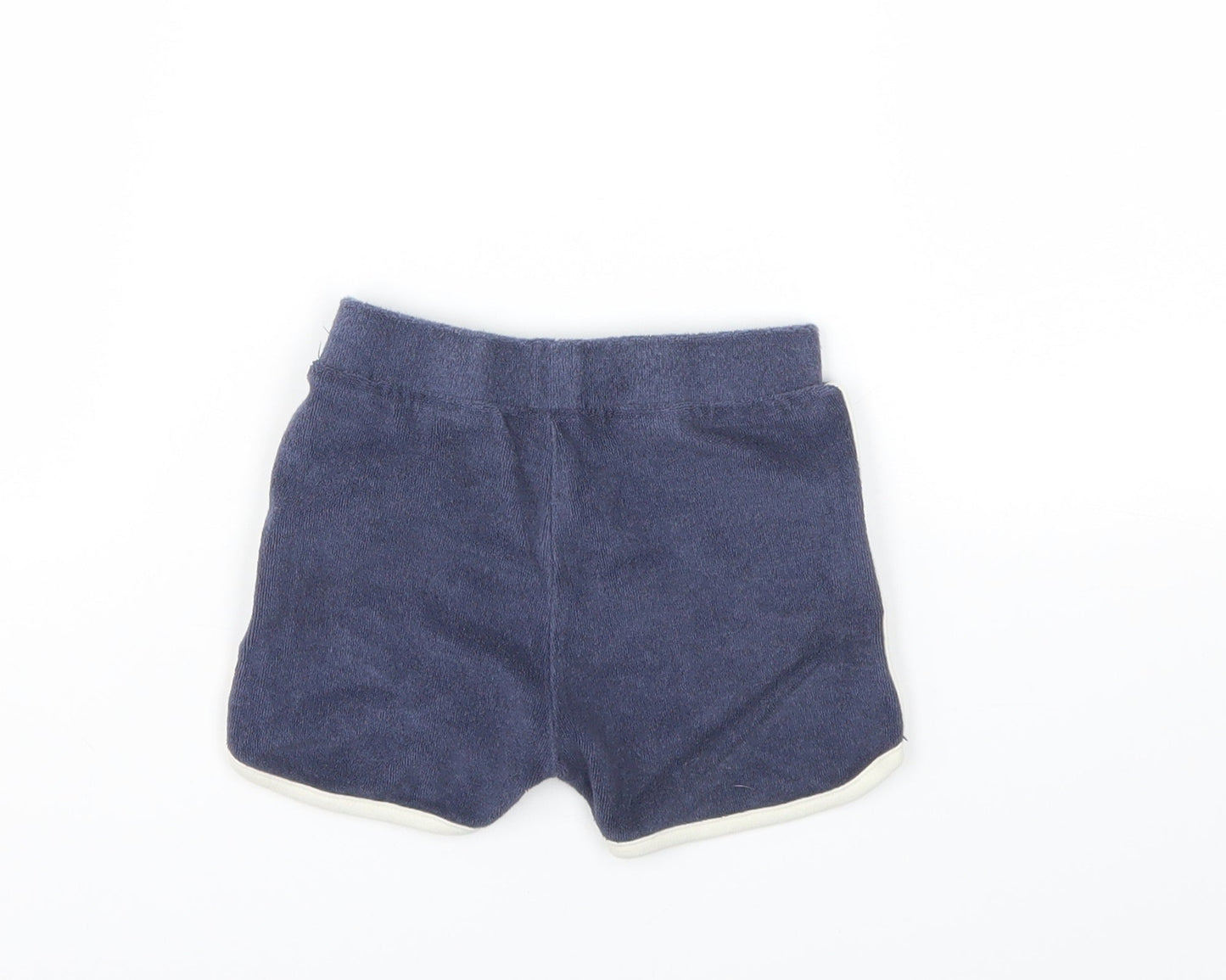 M&S Boys Blue   Capri Trousers Size 9-12 Months