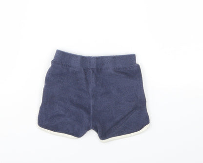 M&S Boys Blue   Capri Trousers Size 9-12 Months