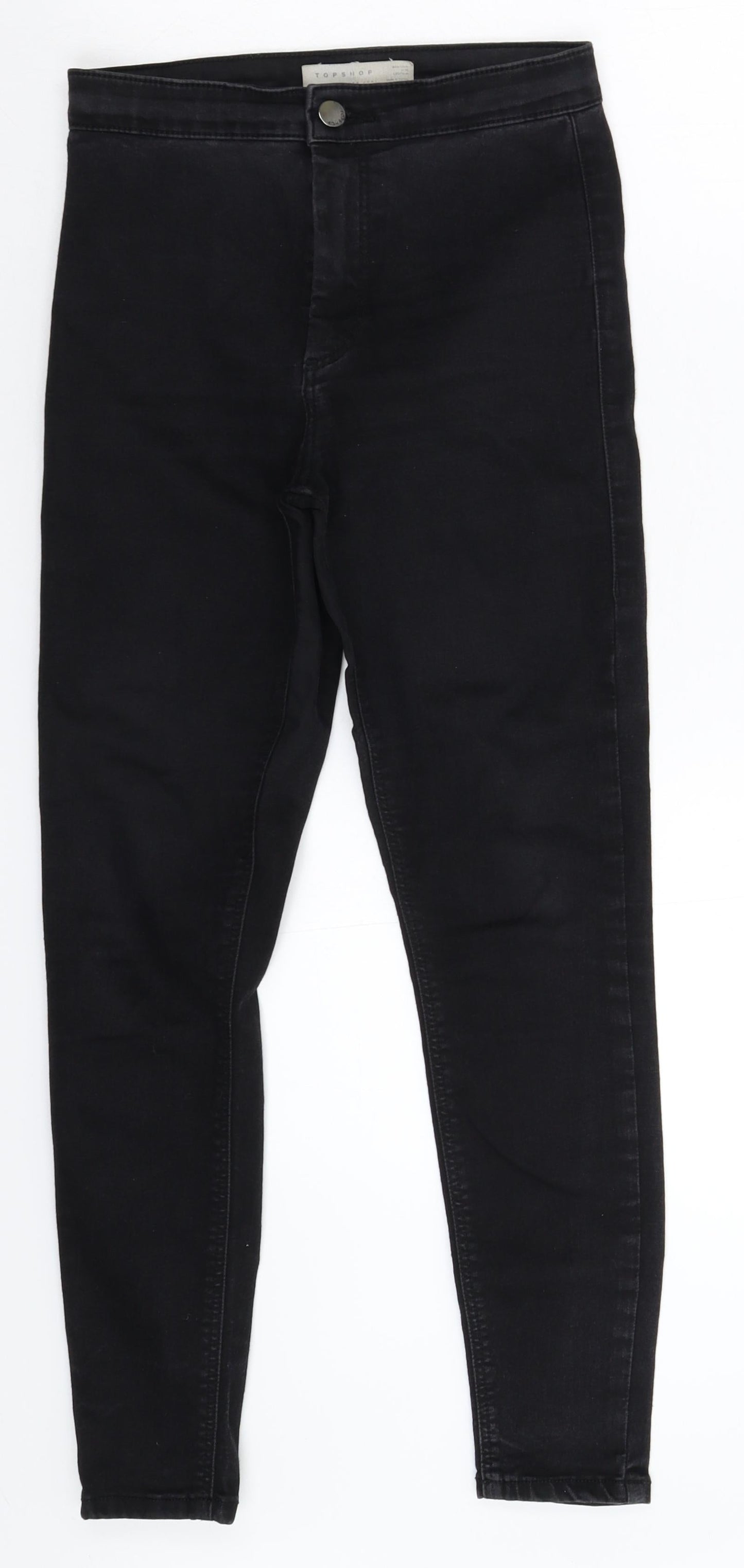 Topshop Womens Black  Denim Jegging Jeans Size 26 in L25 in