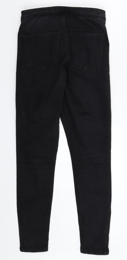 Topshop Womens Black  Denim Jegging Jeans Size 26 in L25 in