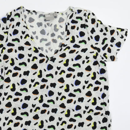 Womens UK Size 6 ASOS Multicoloured Basic Blouse