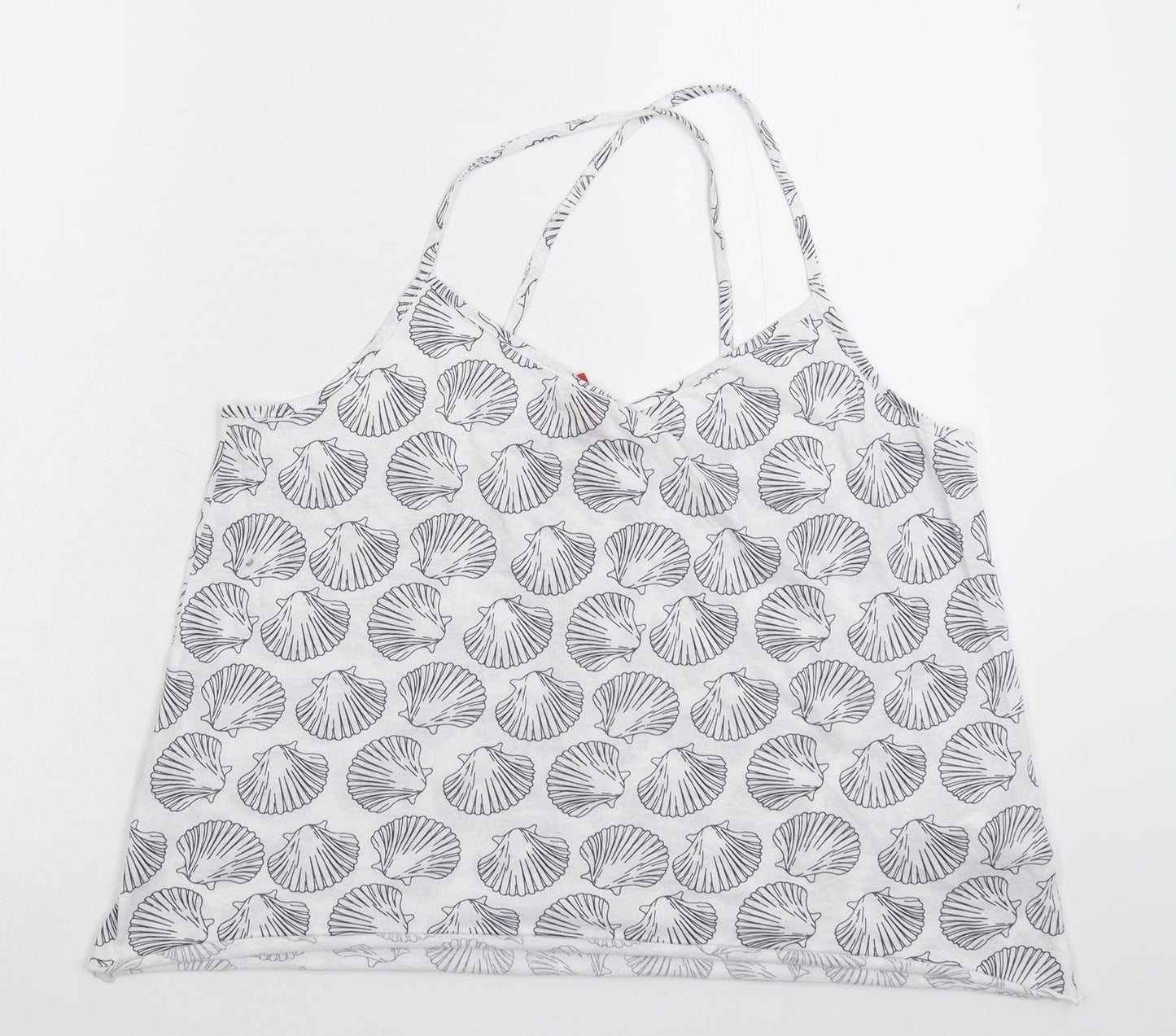 H&M Womens White   Basic Tank Size L