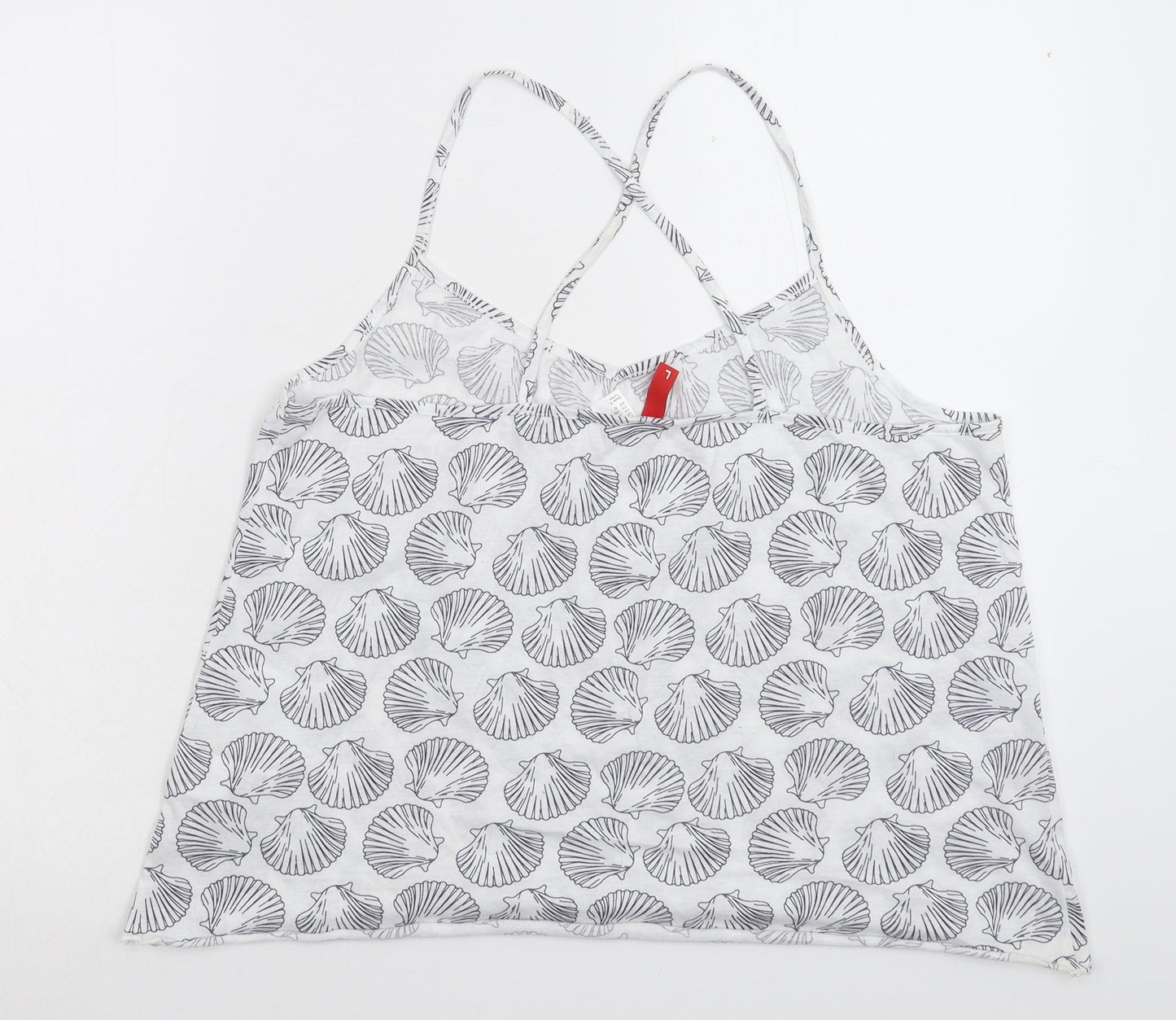 H&M Womens White   Basic Tank Size L