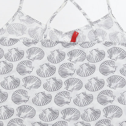 H&M Womens White   Basic Tank Size L