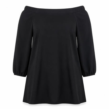Womens UK Size 6 River Island Black Basic Blouse