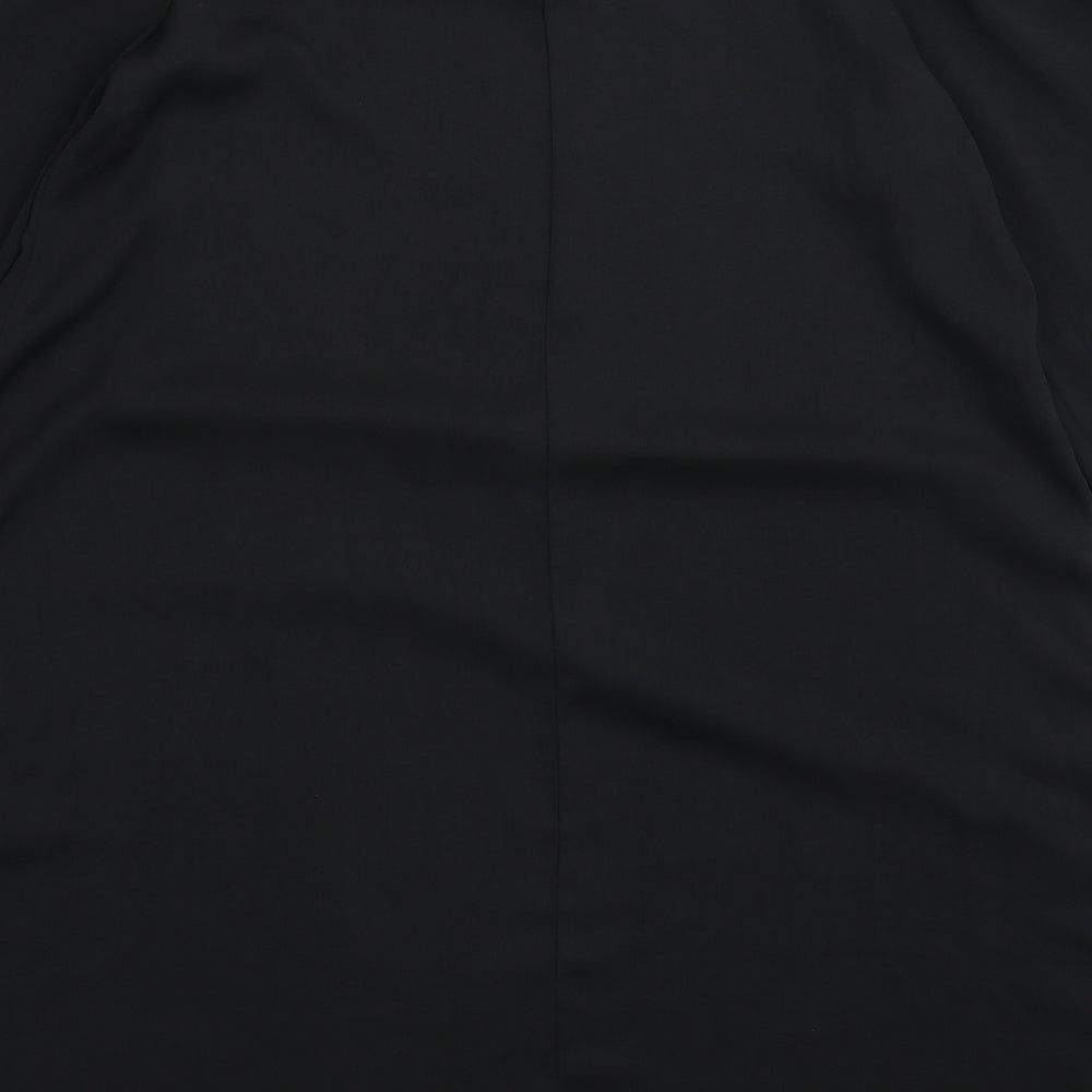 Womens UK Size 6 River Island Black Basic Blouse