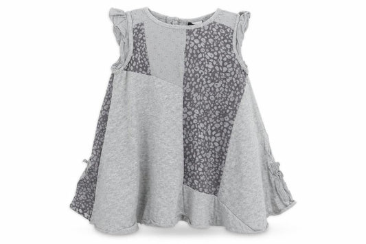 NEXT Girls Grey Animal Print  Fit & Flare  Size 12-18 Months