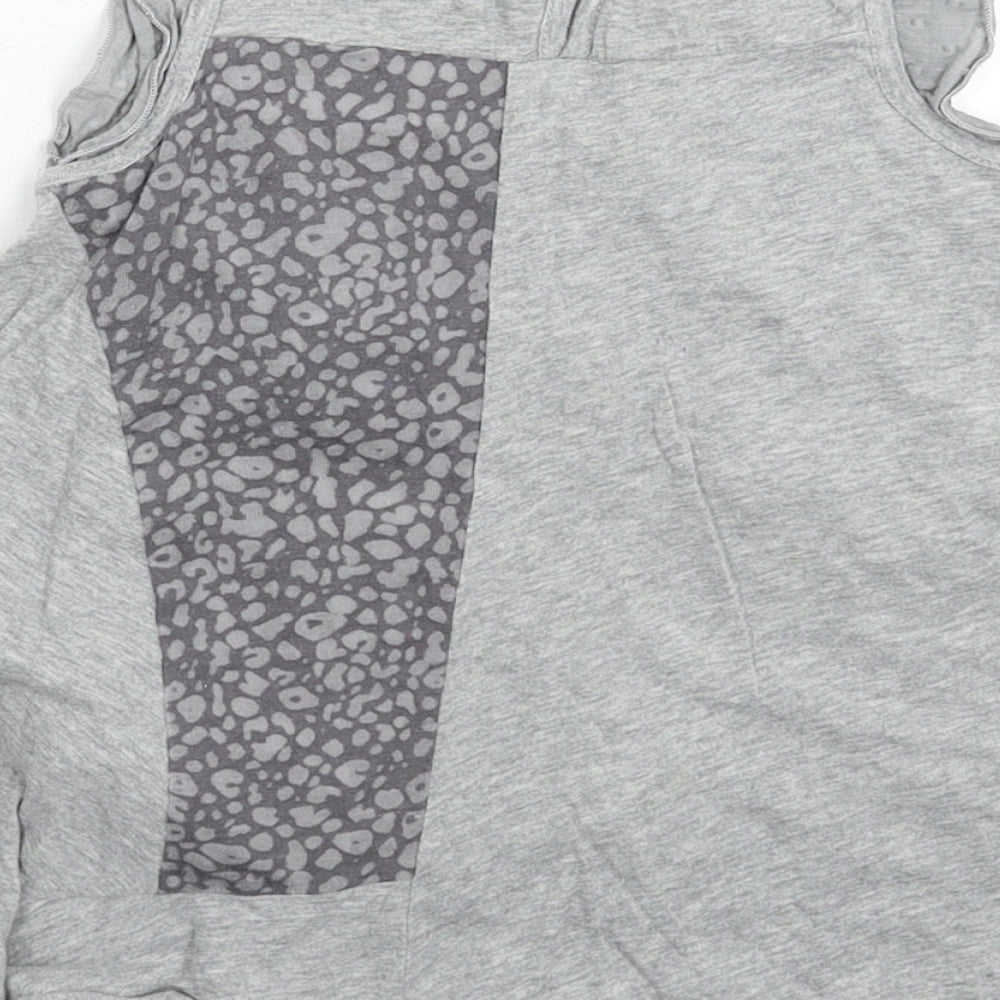 NEXT Girls Grey Animal Print  Fit & Flare  Size 12-18 Months