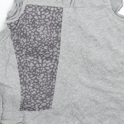 NEXT Girls Grey Animal Print  Fit & Flare  Size 12-18 Months