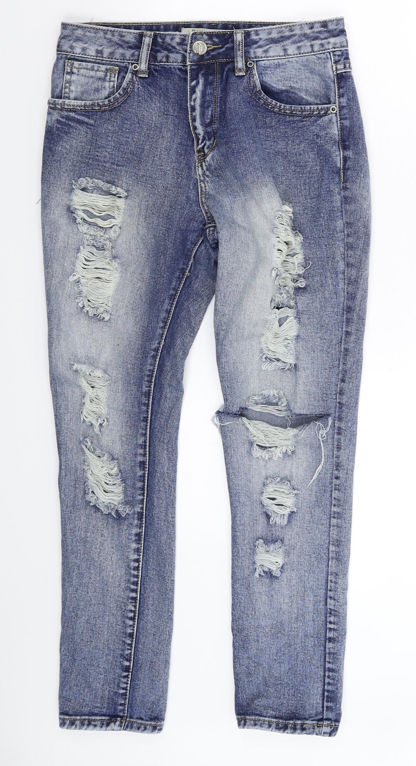 Bestiny Womens Blue  Denim Skinny Jeans Size 28 in L27 in