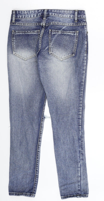 Bestiny Womens Blue  Denim Skinny Jeans Size 28 in L27 in