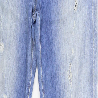 Silvian Heach Womens Blue  Denim Skinny Jeans Size 26 in L30 in
