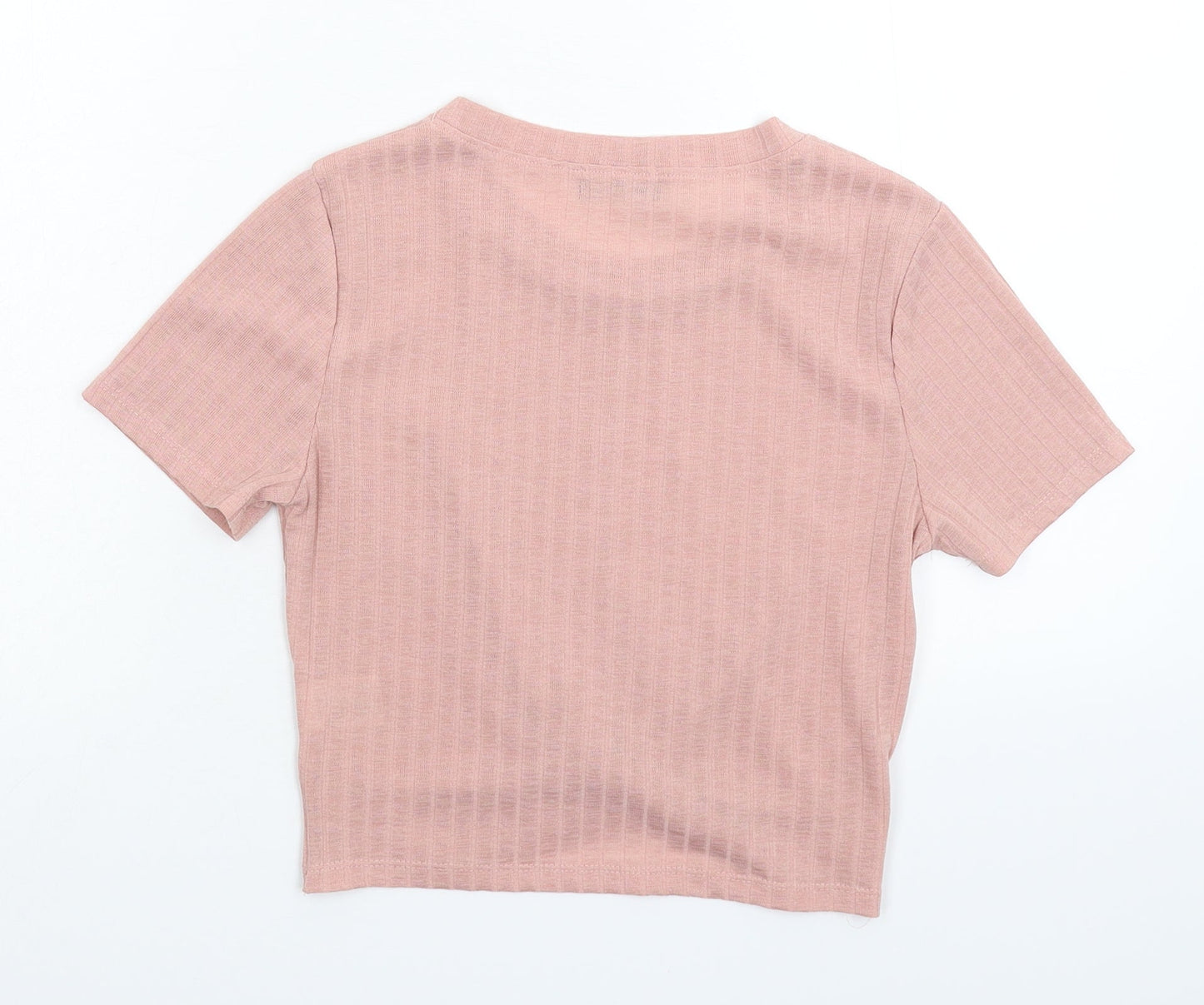 Womens UK Size XS Dotti Pink Basic T-Shirt