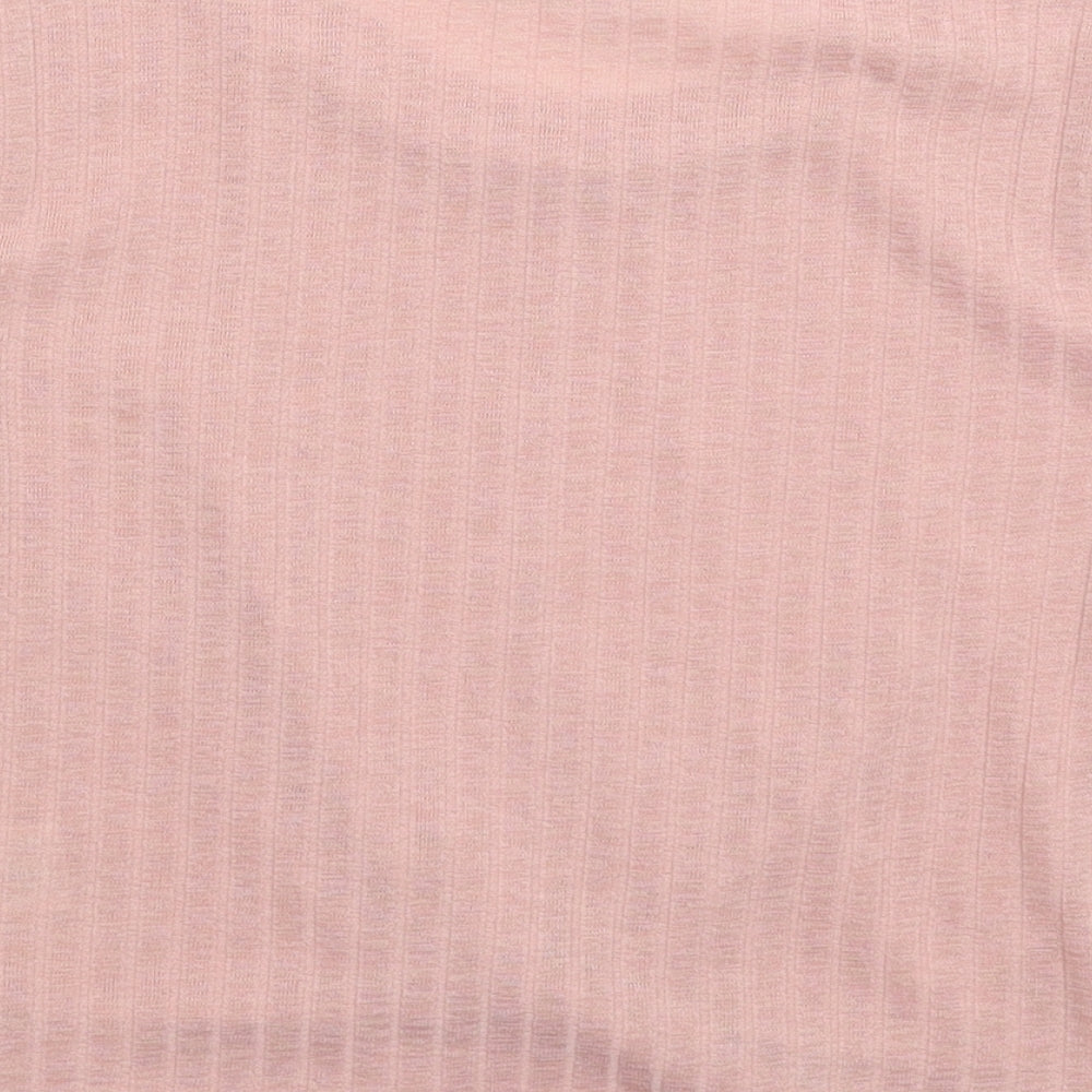 Womens UK Size XS Dotti Pink Basic T-Shirt
