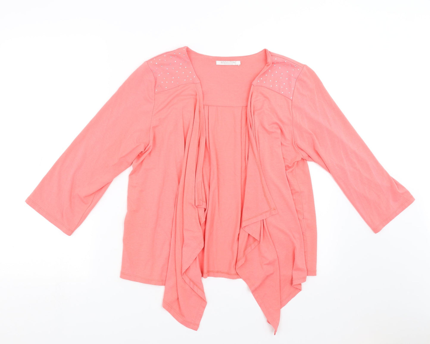 Womens UK Size M Anna Rose Pink Cardigan Jumper