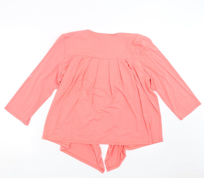 Womens UK Size M Anna Rose Pink Cardigan Jumper