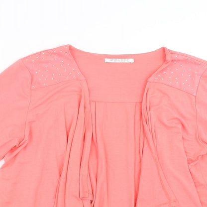 Womens UK Size M Anna Rose Pink Cardigan Jumper