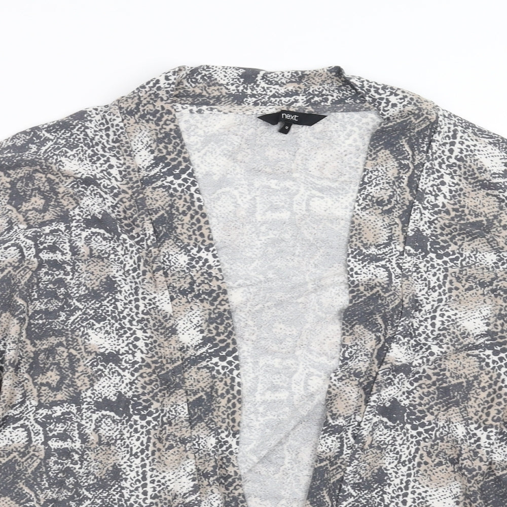 Womens UK Size 12 NEXT Grey Cardigan Jumper