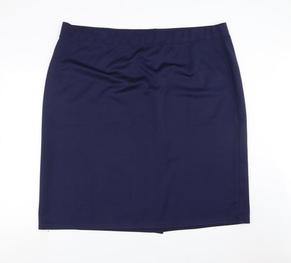 Anthology Womens Blue   Straight & Pencil Skirt Size 32