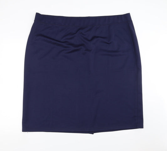 Anthology Womens Blue   Straight & Pencil Skirt Size 32