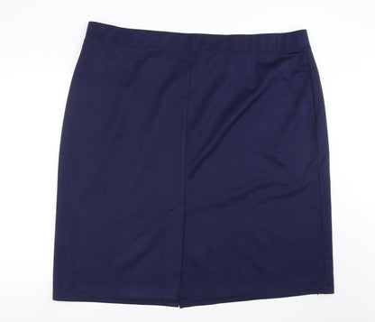 Anthology Womens Blue   Straight & Pencil Skirt Size 32