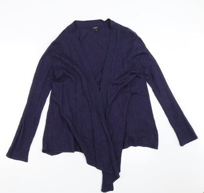 Papaya Womens Blue  Knit Cardigan Jumper Size 14