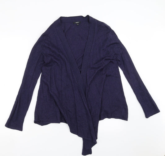 Papaya Womens Blue  Knit Cardigan Jumper Size 14