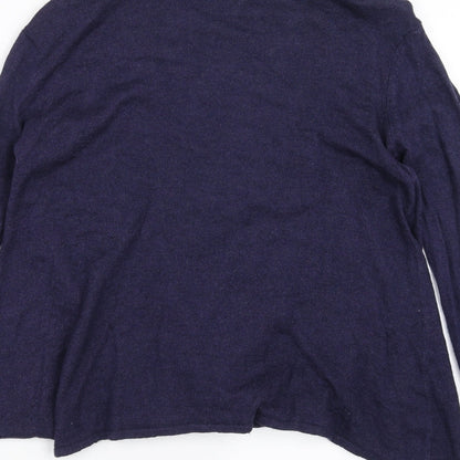 Papaya Womens Blue  Knit Cardigan Jumper Size 14