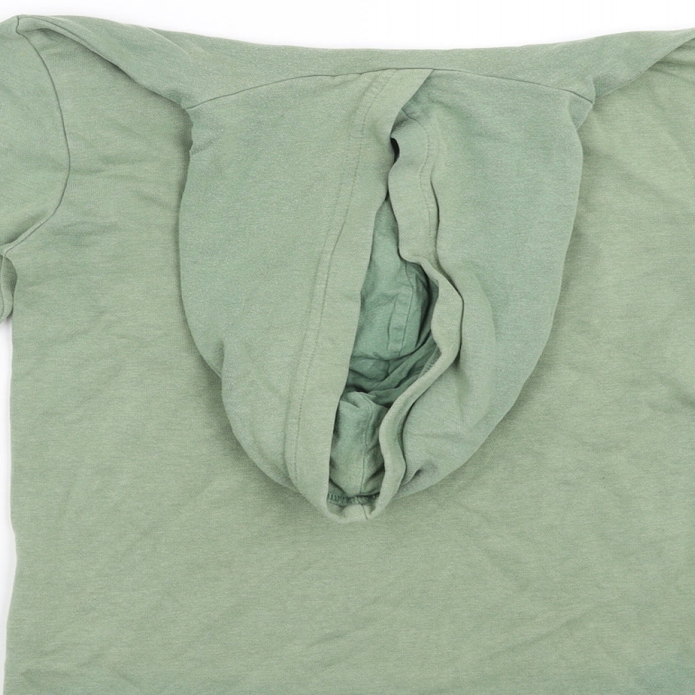 H&M Boys Green   Pullover Hoodie Size 9-10 Years