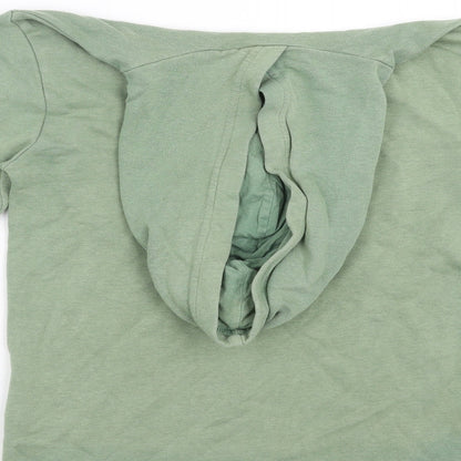 H&M Boys Green   Pullover Hoodie Size 9-10 Years