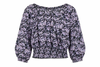 Womens UK Size 10 H&M Black Basic Blouse