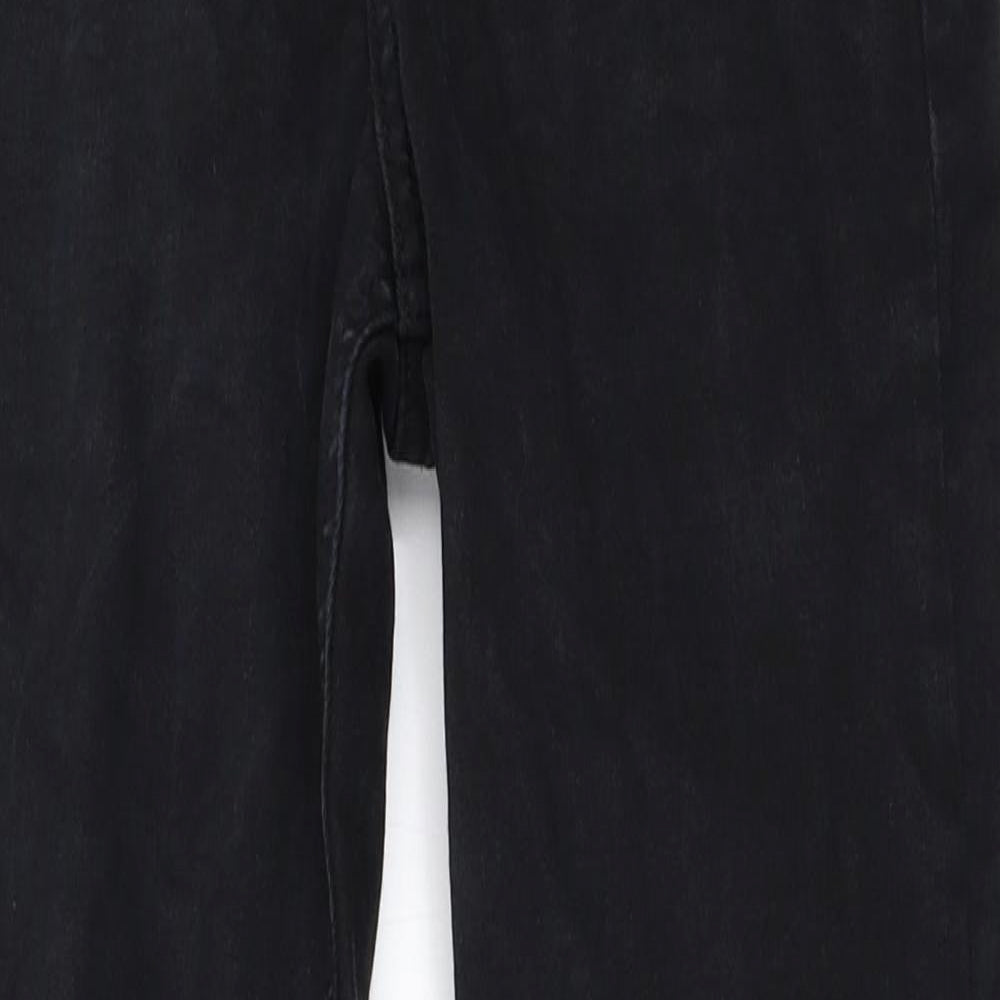 Topshop Womens Black  Denim Skinny Jeans Size 28 in L32 in