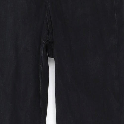Topshop Womens Black  Denim Skinny Jeans Size 28 in L32 in