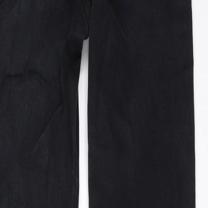 Topshop Womens Black  Denim Skinny Jeans Size 28 in L32 in