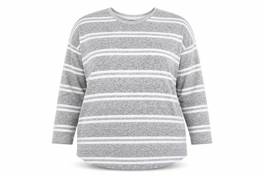 Womens UK Size 16 Peacocks Grey Pullover Jumper